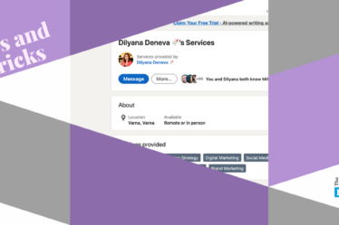 How to Add a service page to your LinkedIn profile