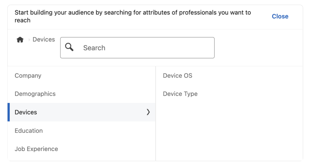 Campaign Manager - Device Targeting